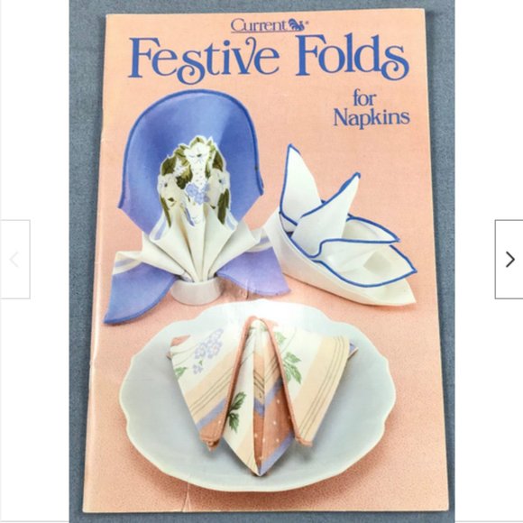 How To Fold Cloth Napkins 22 Festive Folds Banquet Restaurant Serviettes - Picture 1 of 3